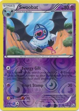 Legendary Treasures Swoobat #65/113 reverse holo